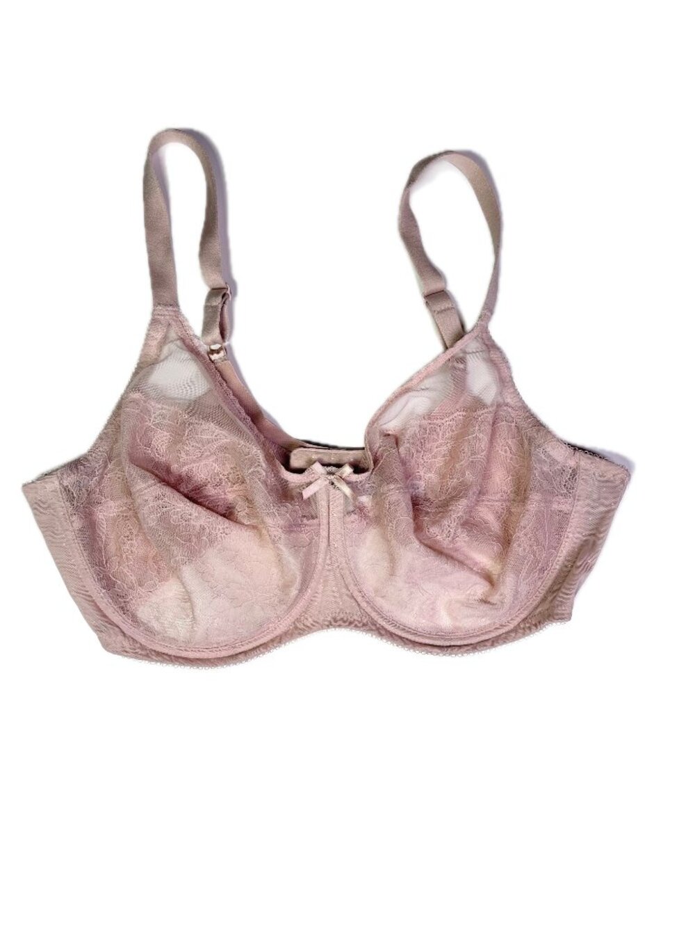 Wacoal 40DD Retro Chic Full Figure Underwire Bra Pink 855186